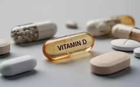 Nahaufnahme verschiedener Nahrungsergänzungsmittelkapseln und -tabletten, mit Fokus auf einer Vitamin-D-Kapsel, in einem sauberen, neutralen Ambiente. - Foto: über boerse-global.de