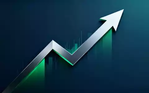 Eine abstrakte Darstellung eines Aufwärtstrends mit technologischen und finanziellen Elementen, die Wachstum und Stabilität symbolisieren. - Foto: über boerse-global.de