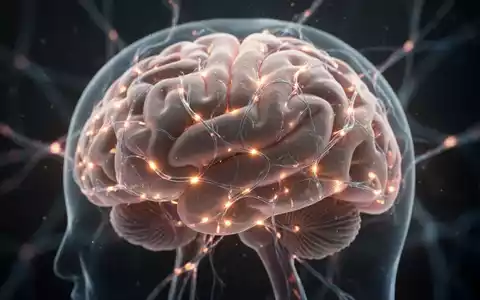 Nahaufnahme eines Gehirns mit leuchtenden neuronalen Pfaden, die Heilung und Regeneration symbolisieren. - Foto: über boerse-global.de