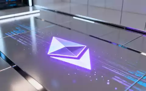 Ein stilisiertes, leuchtendes Ethereum-Logo auf einem modernen Finanzhandelsraum, das Blockchain-Innovation symbolisiert. - Foto: über boerse-global.de