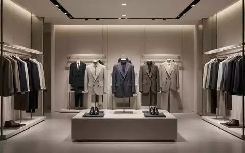 Eine minimalistische Luxus-Capsule-Kollektion in einem modernen, hell beleuchteten Einzelhandelsgeschäft, mit Fokus auf schlichte Eleganz. - Foto: über boerse-global.de