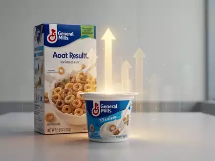 Eine stilisierte Darstellung eines General Mills Produkts mit einem goldenen Schein, der positive Ergebnisse symbolisiert. - Foto: über boerse-global.de