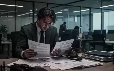 Eine einzelne, nachdenkliche Person in einem modernen Büro betrachtet Dokumente, die Abfindungszahlungen und Betriebszugehörigkeit symbolisieren. - Foto: über boerse-global.de