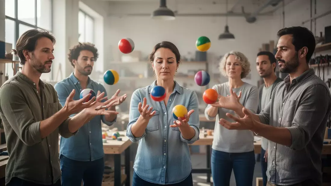 Jonglieren und Koordination: Booster für die geistige Fitness