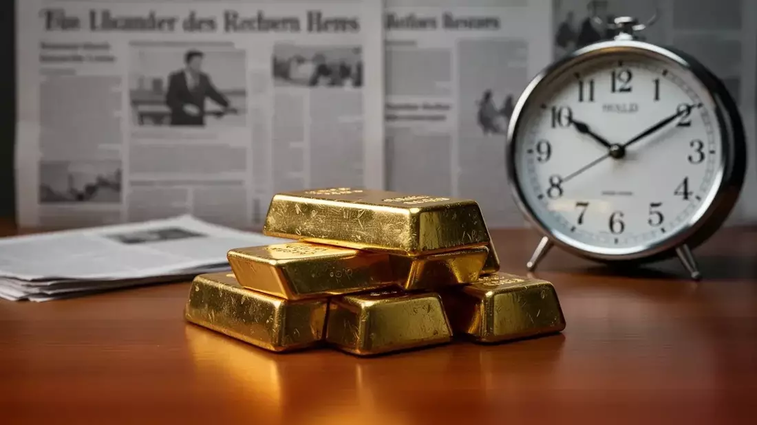 Oro baja por tipos y dólar, pero demanda china y bancos centrales limitan caída