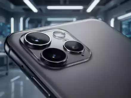 Close-up of a smartphone's rear camera system, highlighting redesigned, slightly raised lenses and a sleek, metallic finish. - Foto: über boerse-global.de