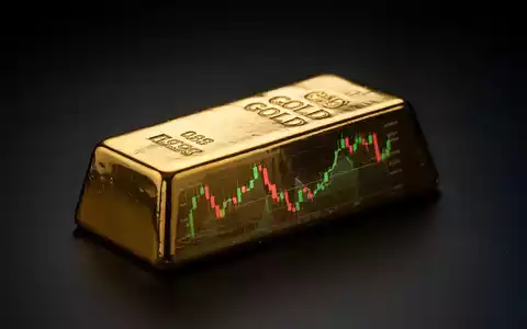 Ein glänzender Goldbarren mit einer schwachen Reflektion eines abwärts gerichteten Börsencharts auf seiner Oberfläche. - Foto: über boerse-global.de