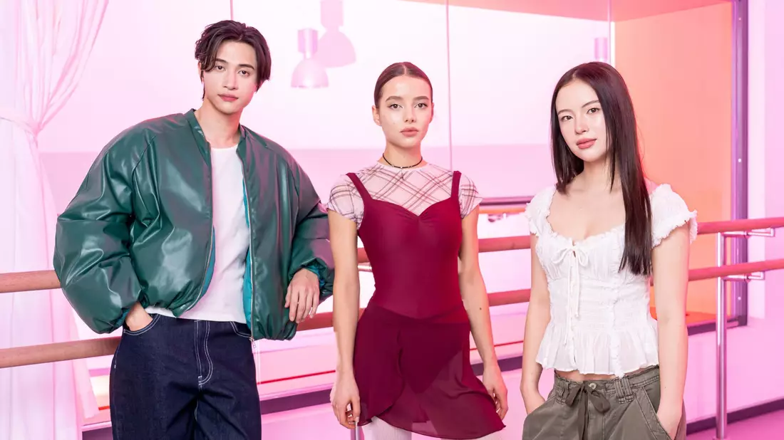Die ARD-Serie «Between The Beats» startet am Donnerstag (25.6.): Hier die Mitwirkenden Alexander Schmidt (spielt Daniel), Gio Yoo (spielt Sara) und Lisa Junick (spielt Isa). - Bild: Markus Nass/Radio Bremen und SR/dpa