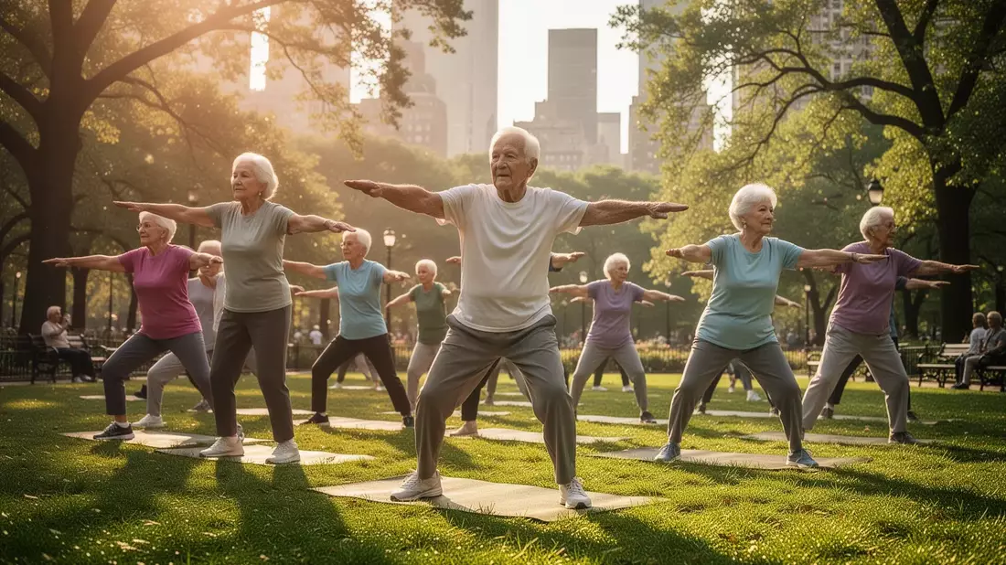 Kostenlose Park-Sportkurse: Bewegung für die Generation 60plus