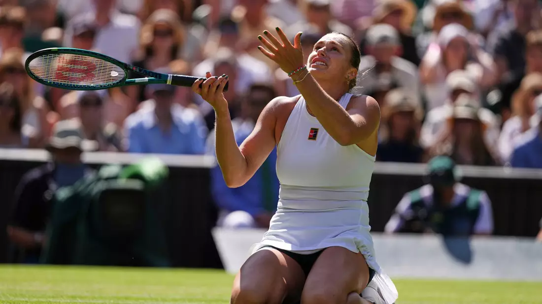 Wimbledon war noch nicht ihr Turnier: Der Titel fehlt Aryna Sabalenka noch. (Archivbild) - Bild: Kirsty Wigglesworth/AP/dpa