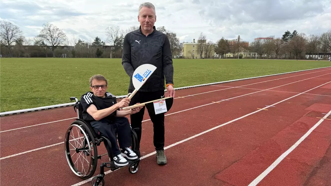 HZA-SW: Startschuss für mehr Inklusion - Hauptzollamt Schweinfurt startet das Projekt Buddy-Sportabzeichen - Bild: presseportal.de
