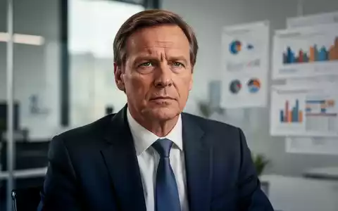 Ein nachdenklicher deutscher Politiker in einem modernen Büro, im Hintergrund verschwommen Diagramme und Dokumente. - Foto: über boerse-global.de