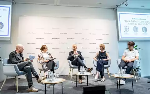 FAZIT-STIFTUNG und #UseTheNews machen sich gemeinsam mit der Medienanstalt Hessen für Elternmedienbildung stark / Erfolgreicher Projektauftakt in Frankfurt am Main mit Bildungsminister Armin Schwarz - Foto: presseportal.de