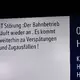 «Der Bahnbetrieb läuft wieder an»: Über diese Nachricht freuten sich Reisende in der Nacht. - Bild: Rolf Vennenbernd/dpa