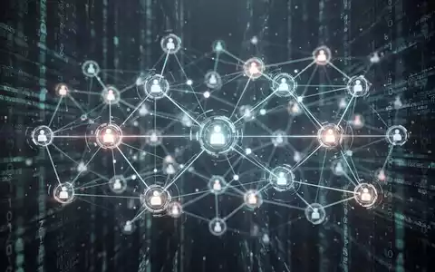 Abstract network of glowing nodes and lines representing interconnected AI agents and automated workflows, symbolizing enterprise automation and complex digital systems. - Foto: über boerse-global.de