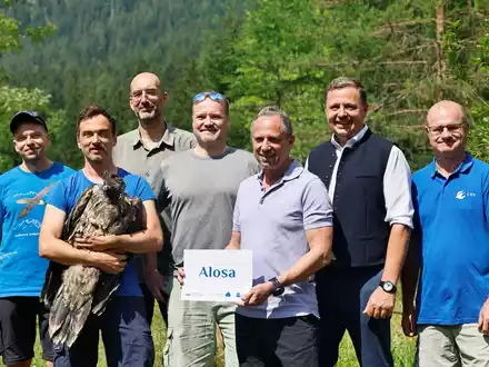 Bartgeier-Projekt geht ins sechste Jahr: Alosa und Zierli neu im Klausbachtal / LBV und Nationalpark Berchtesgaden wildern erneut zwei junge Bartgeier aus - Foto: presseportal.de