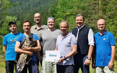 Bartgeier-Projekt geht ins sechste Jahr: Alosa und Zierli neu im Klausbachtal / LBV und Nationalpark Berchtesgaden wildern erneut zwei junge Bartgeier aus - Foto: presseportal.de