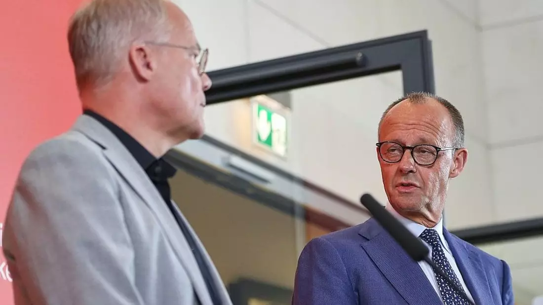 Merz und Miersch duzen sich nach Fraktionsfest