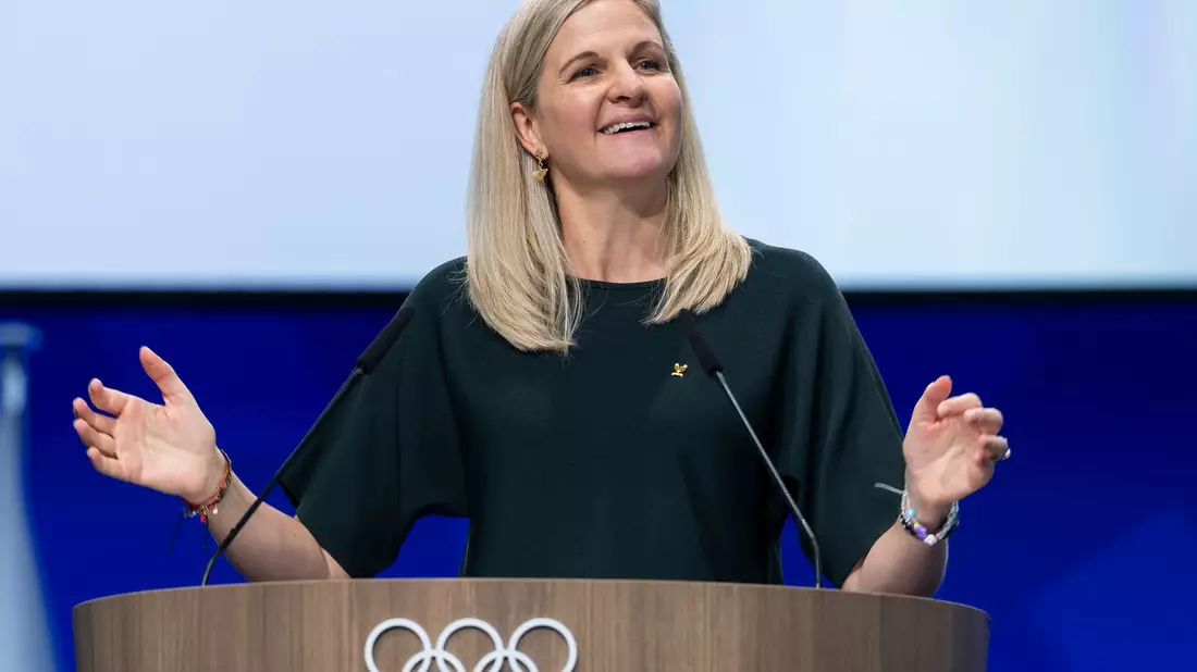 IOC-Präsidentin Kirsty Coventry reformiert die Olympia-Vergabe. - Bild: Cyril Zingaro/KEYSTONE/dpa