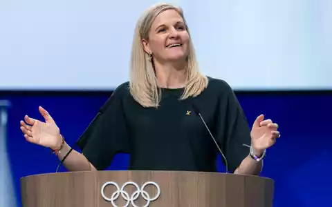 IOC-Präsidentin Kirsty Coventry reformiert die Olympia-Vergabe. - Foto: Cyril Zingaro/KEYSTONE/dpa