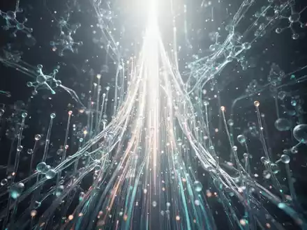 Abstrakte Darstellung des Biotechnologiesektors mit Aufwärtsbewegung und Optimismus, symbolisiert durch helles Licht und dynamische Expansion. - Foto: über boerse-global.de