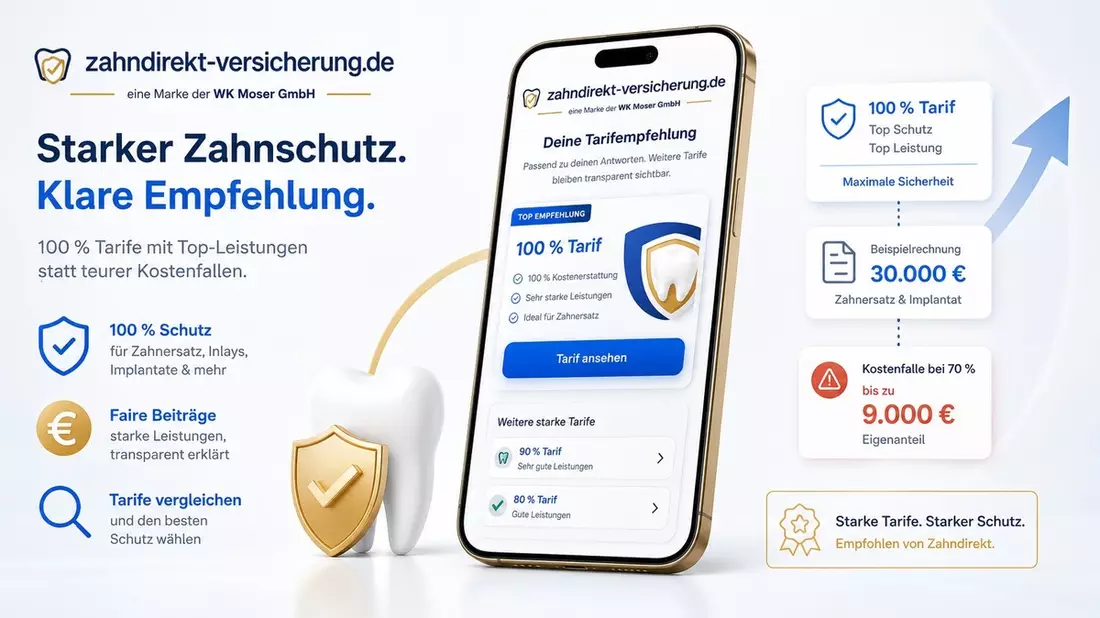 Beste Zahnzusatzversicherung finden / Warum Vergleichsportale oft nicht die beste Wahl sind - Bild: presseportal.de