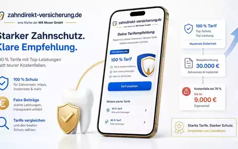 Beste Zahnzusatzversicherung finden / Warum Vergleichsportale oft nicht die beste Wahl sind - Foto: presseportal.de