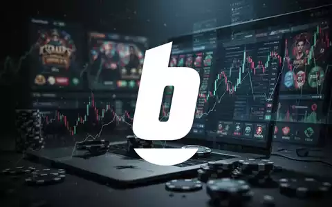 Abstrakte Szene, die den Online-Glücksspielsektor darstellt, mit einer Stimmung des Marktrückgangs und finanziellen Verlusts. - Foto: über boerse-global.de
