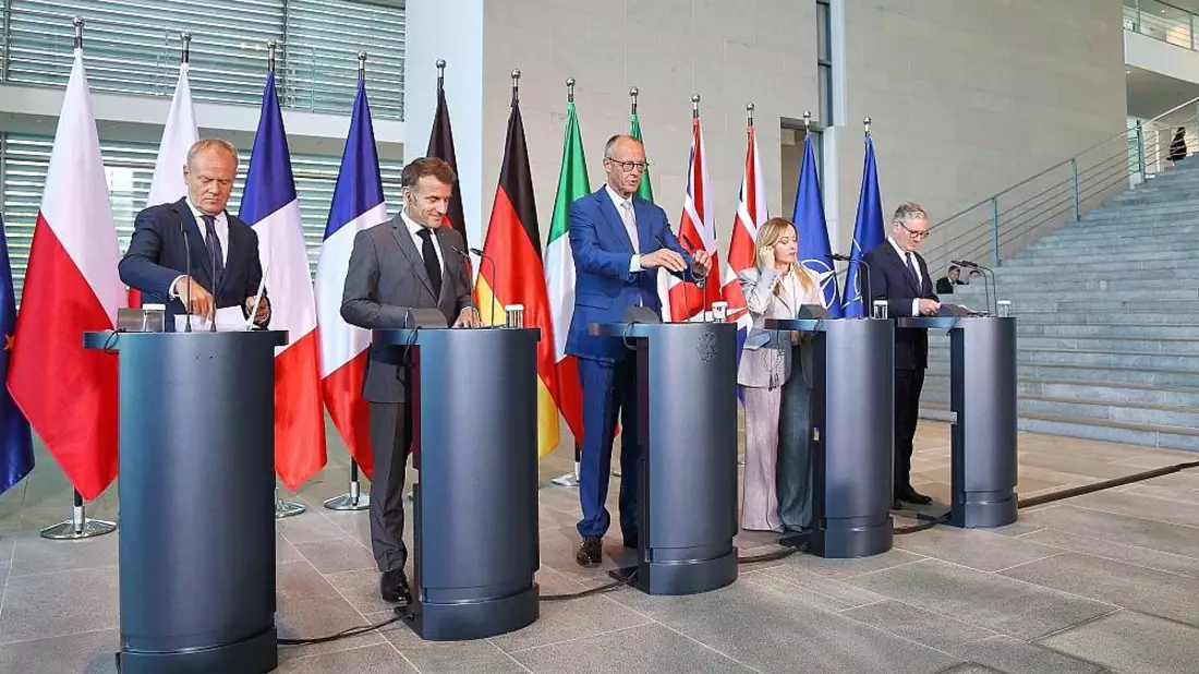 E5-Staaten demonstrieren Geschlossenheit vor Nato-Gipfel