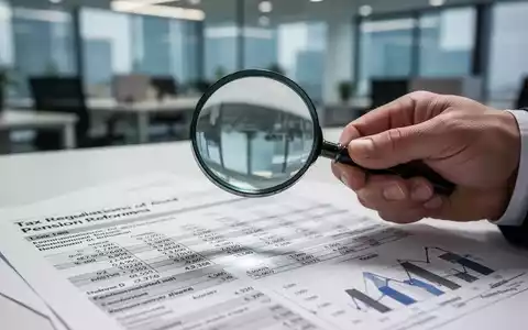 Eine Hand hält eine Lupe über ein Finanzdokument mit Zahlen und Diagrammen, das Steuerregelungen und Rentenreformen darstellt. - Foto: über boerse-global.de