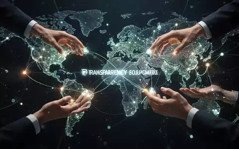 Abbildung globaler Lieferketten mit leuchtenden Verbindungen, die Transparenz und ethische Beschaffung in der Industrie symbolisieren. - Foto: über boerse-global.de