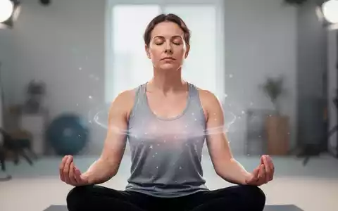 Eine Person sitzt in ruhiger Meditation, umgeben von einem weichen Licht, das die Konzentration auf die Atmung symbolisiert. - Foto: über boerse-global.de