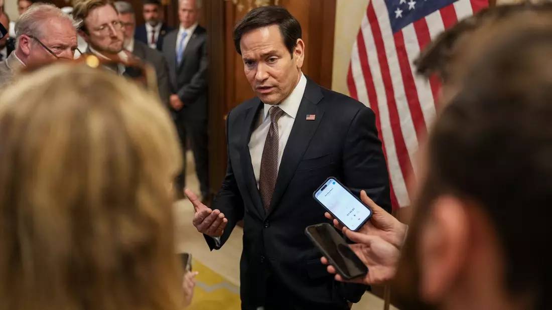 Rubio rechnet mit Iran-Gespächen kommende Woche. - Bild: Eric Lee/Pool Reuters/AP/dpa