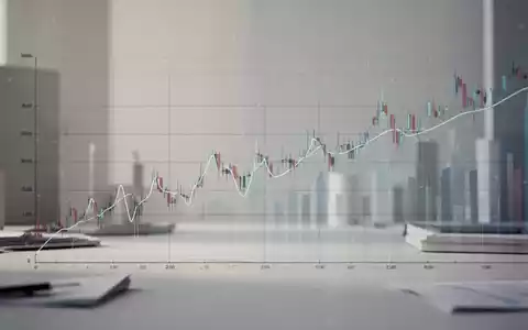Abstrakte Darstellung eines unauffälligen, stabilen Börsenhandels mit einer flachen Linie in einer minimalistischen Finanzumgebung. - Foto: über boerse-global.de