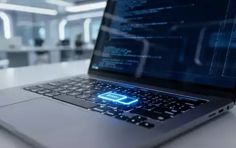 Nahaufnahme einer Laptoptastatur mit beleuchteter Enter-Taste, die Datensicherung und Systemwiederherstellung symbolisiert. - Foto: über boerse-global.de