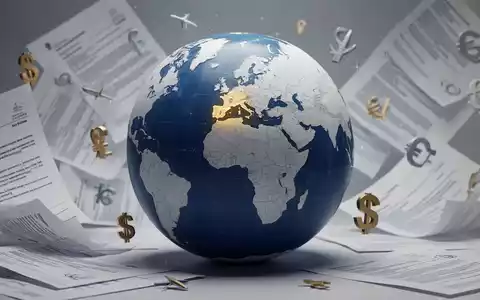 Ein stilisierter Globus mit hervorgehobener Europakarte, umgeben von abstrakten Rechtsdokumenten und Währungssymbolen. - Foto: über boerse-global.de