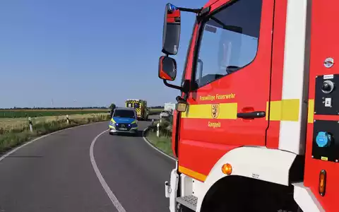 FW Gangelt: Krad-Fahrer bei Unfall leicht verletzt - Foto: presseportal.de