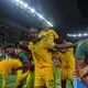 Südafrika feiert das Weiterkommen.  - Bild: Moises Castillo/AP/dpa