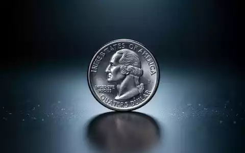 Eine einzelne Fünf-Cent-Münze auf einer dunklen, reflektierenden Oberfläche, symbolisierend eine kleine Liquidationszahlung. - Foto: über boerse-global.de