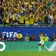 Mann des Spiels: Vinícius Júnior lässt sich von den brasilianischen Fans für sein zweites Tor gegen Schottland feiern. - Bild: Andrew Milligan/PA Wire/dpa