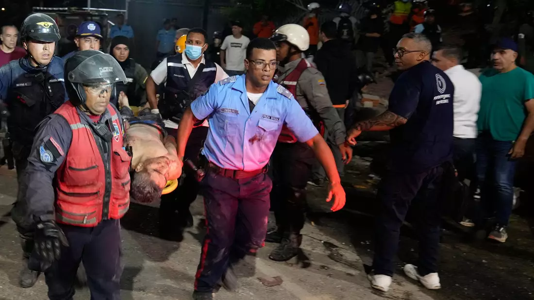 Viele Menschen wurden verletzt, zahlreiche Todesopfer werden vermutet. - Bild: Ariana Cubillos/AP/dpa