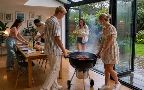 Lebensgefahr im Sommer: Holzkohle- und Gasgrills niemals in Innenräumen nutzen - Foto: presseportal.de