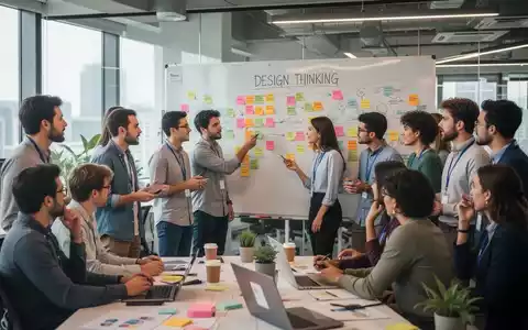 Eine Gruppe von Studierenden und Forschenden arbeitet gemeinsam an einem Whiteboard in einem modernen Co-Working-Space. - Foto: über boerse-global.de