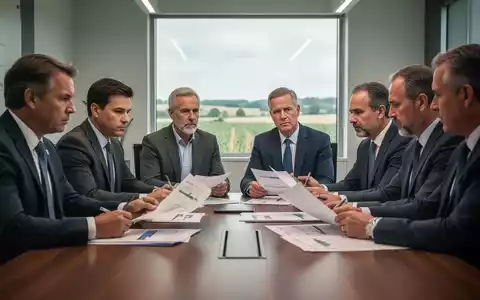 Führende Vertreter der Landwirtschaft in einer Konferenz, die über Personalplanung und Arbeitsmodelle diskutieren. - Foto: über boerse-global.de