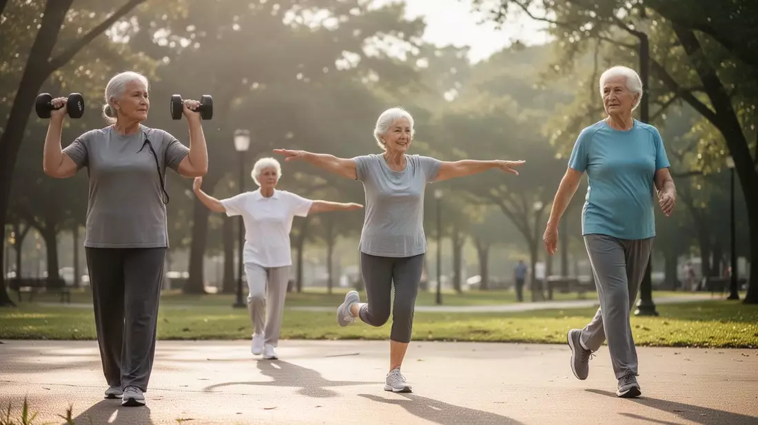 Fitness ab 40: Trainingsplan, Tai Chi und Ernährungstipps