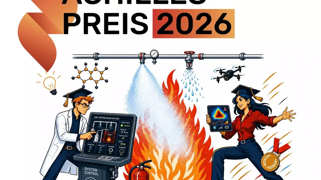 Ernst-Achilles-Preis 2026: Student*innen können sich für die Auszeichnung ihrer Abschlussarbeit im Bereich Brandschutz bewerben - Bild: presseportal.de