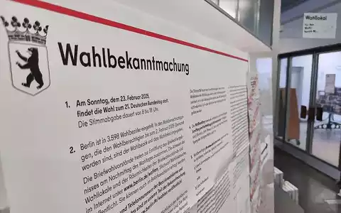 Wahllokal bei Bundestagswahl 2025 (Archiv) - Foto: via dts Nachrichtenagentur