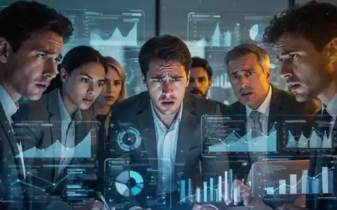 Ein Team von Büroangestellten arbeitet gemeinsam an einem Projekt, einige zeigen Anzeichen von Stress, andere konzentrieren sich. - Foto: über boerse-global.de