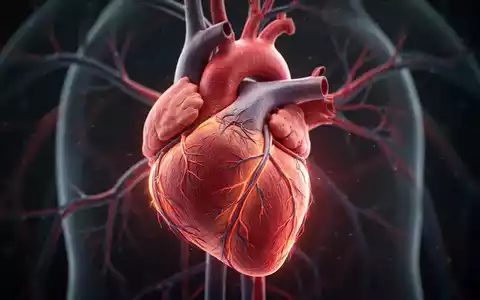 Ein abstraktes Bild eines menschlichen Herzens mit leuchtenden Blutgefäßen, das Gesundheit und Regulierung symbolisiert. - Foto: über boerse-global.de