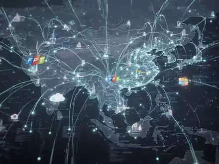 Leuchtendes digitales neuronales Netzwerk über einer Asienkarte, symbolisiert die Ausbreitung von KI-Technologie in der Region. - Foto: über boerse-global.de